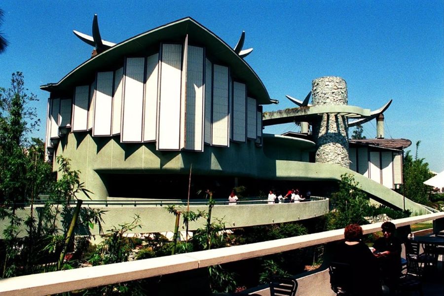 The Japanese Pavilion at the Los Angeles County Museum of Art, designed by Bruce Goff.