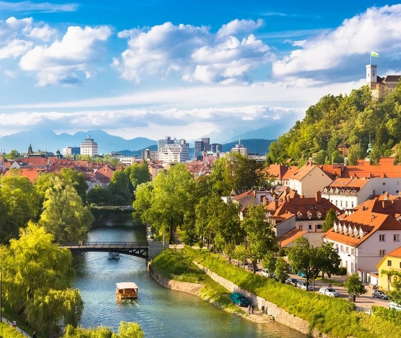 Canal in Slovenia