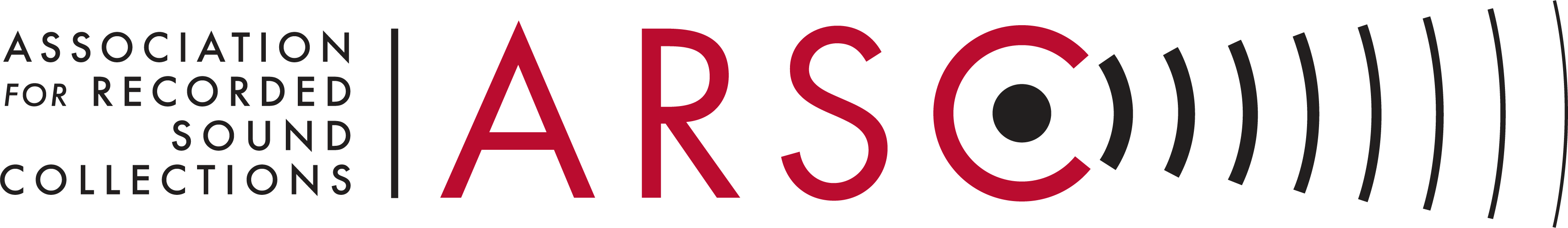 Association for Recorded Sound Collections, A R S C logo. 