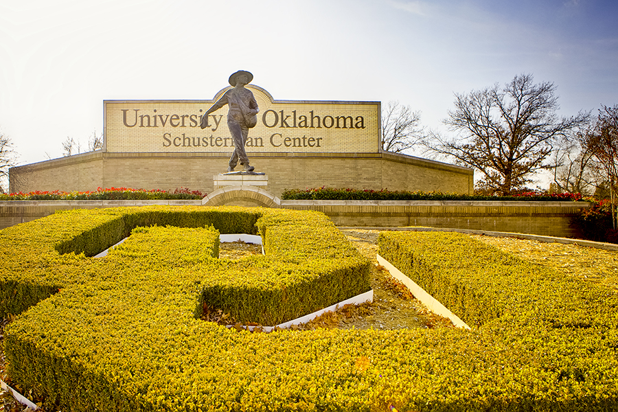 Seed sower on OU-Tulsa campus