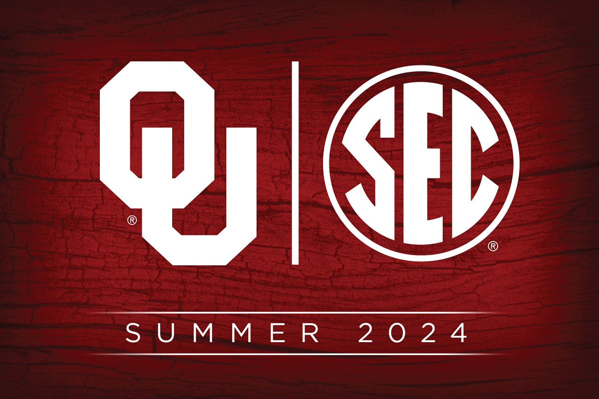 Interlocking OU logo, SEC logo, Summer 2024