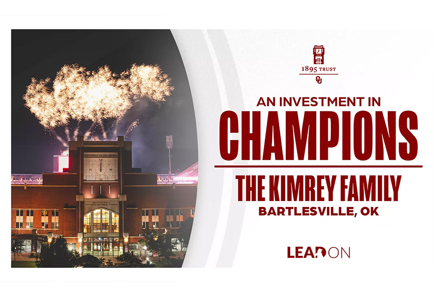 An Investment in Champions ,The Kimrey Family Bartlesville, OK, Lead On