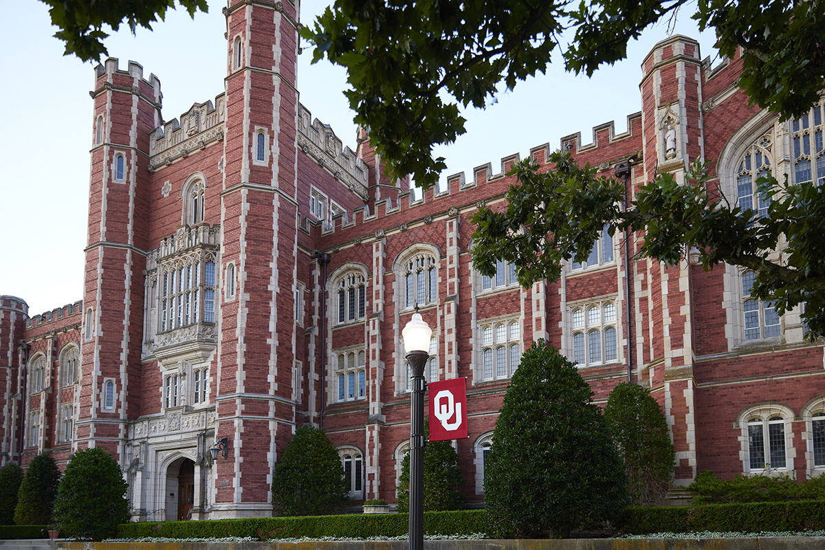 Evans Hall on the University of Oklahoma campus.