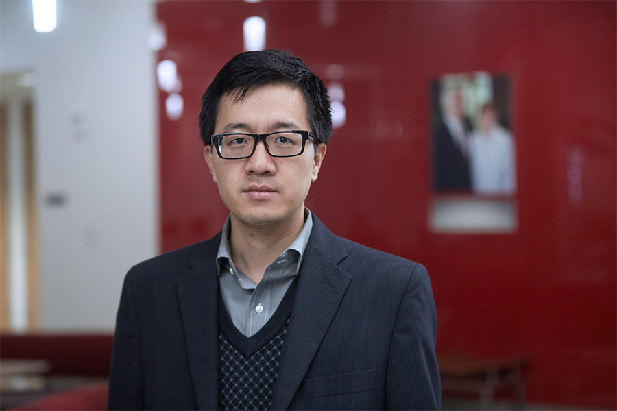 Image of engineering professor Binbin Weng who won a prestigious NSF CAREER award.