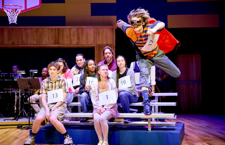 Students perform in The 25th Annual Putnam County Spelling Bee.