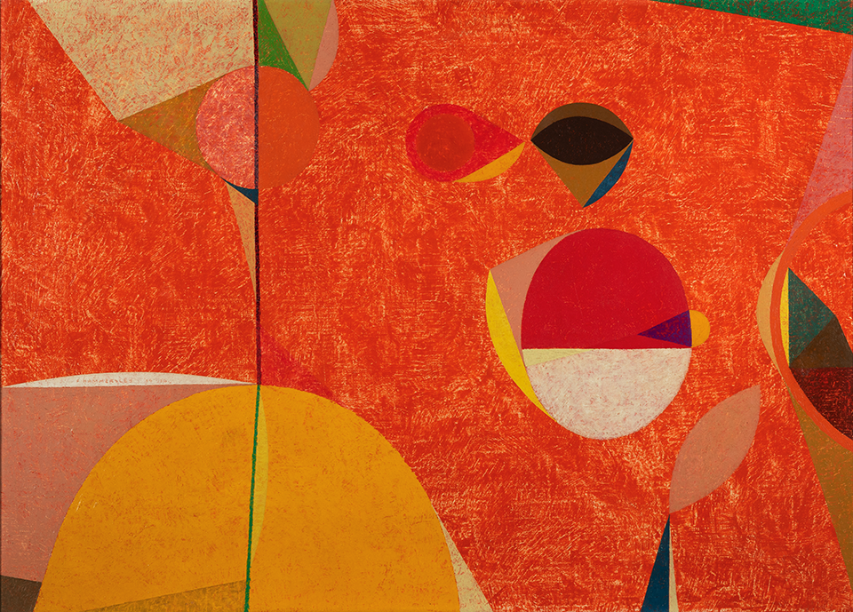 Image of Frederick Hammersley's Big Orange.
