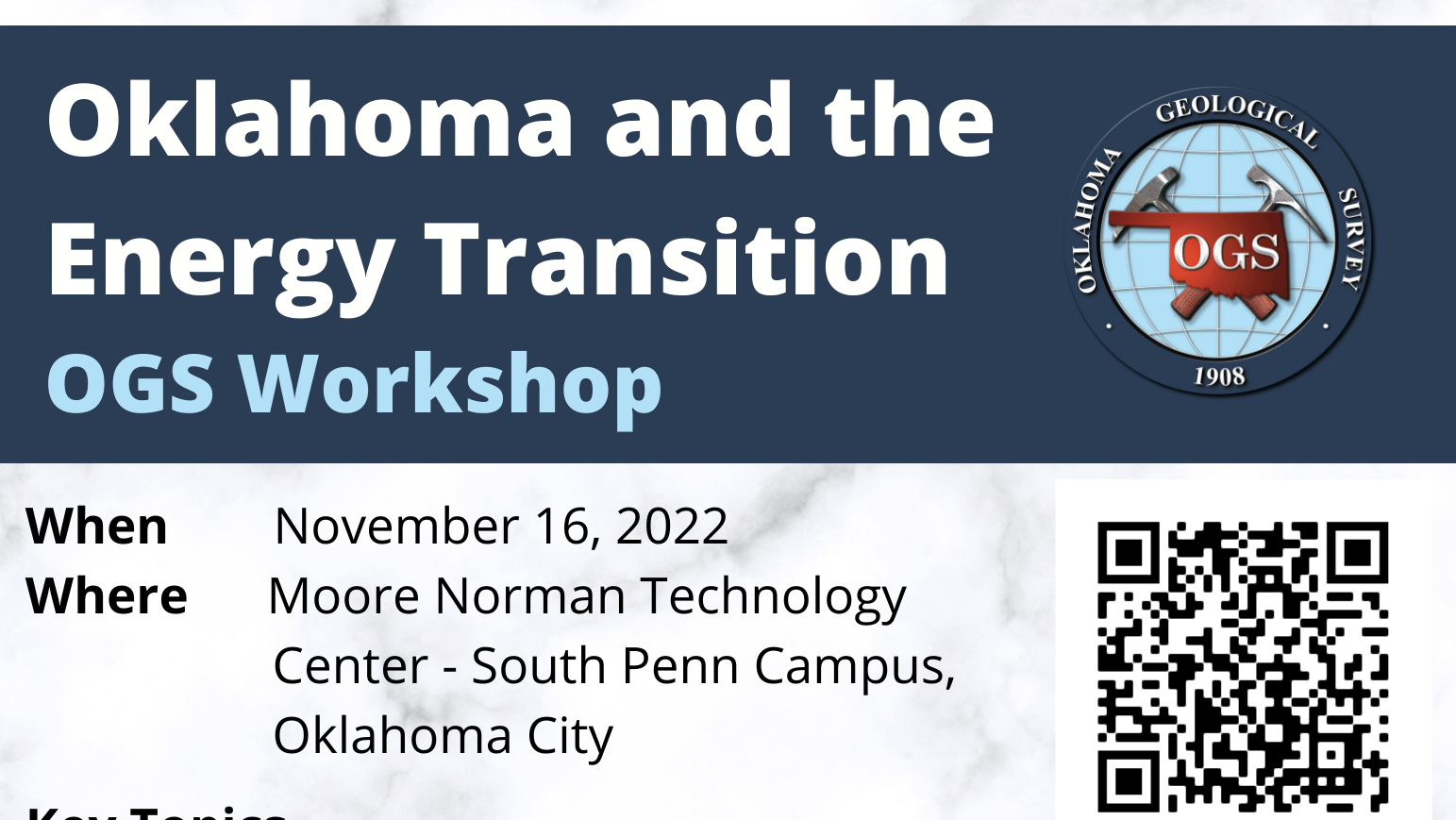 Oklahoma and the Energy Transition Workshop 2022