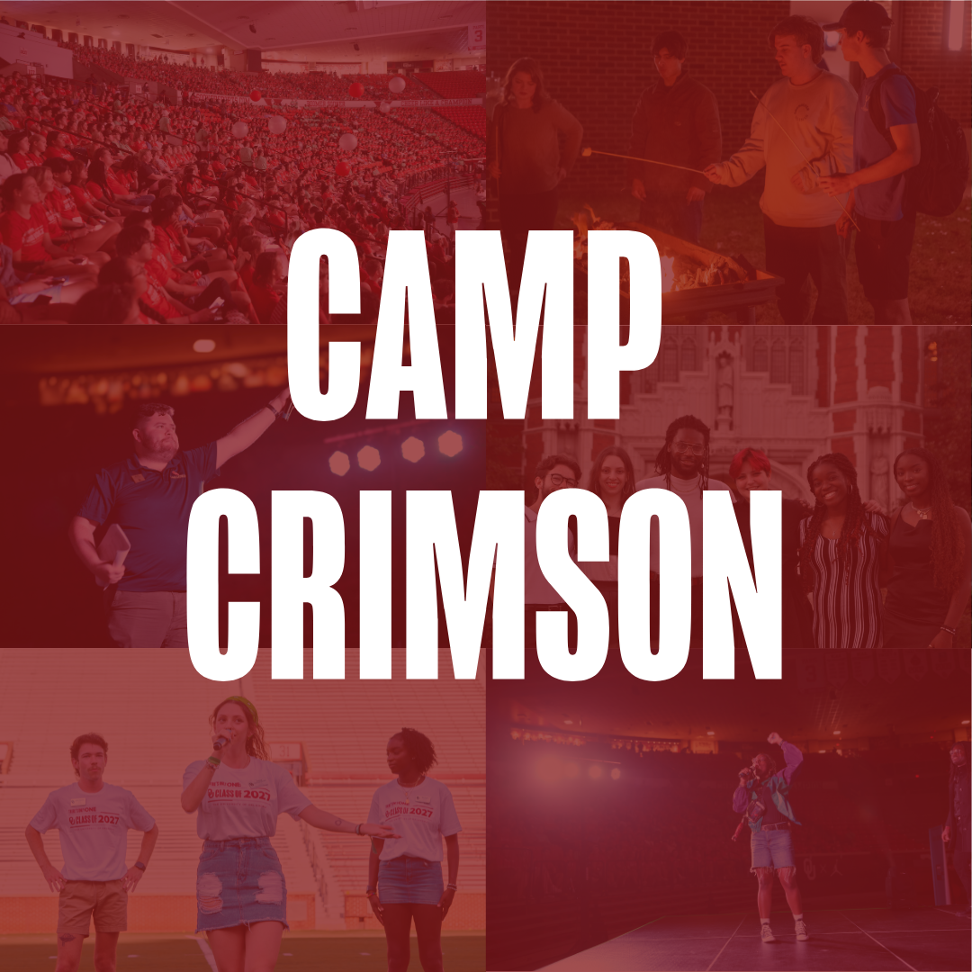 Camp Crimson collage image.