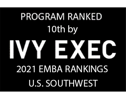 Program Ranked 10th by Ivy Exec 2020 EMBA Rankings U.S. Southwest