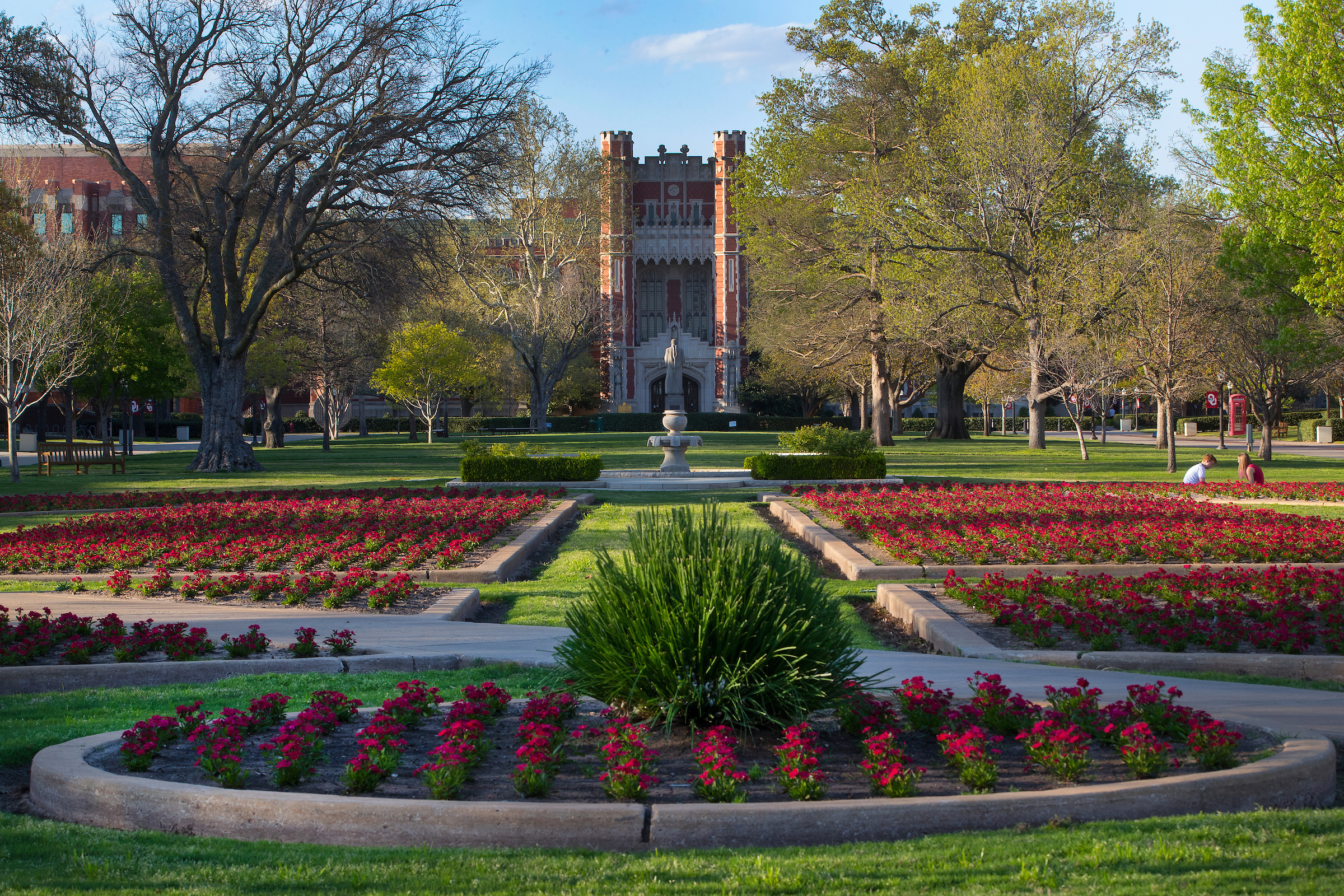 The South Oval on the University of Oklahoma Norman campus.