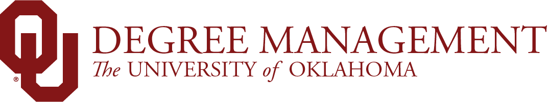 OU Degree Management, The University of Oklahoma logo