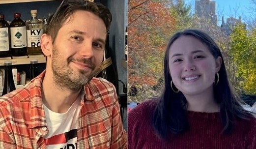 Meghan Peltier and Dr. Aaron Davitt