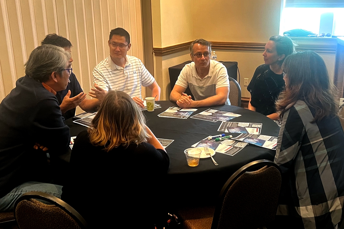 A multidisciplinary group of researchers from the undergraduate to faculty level assembled in the Oklahoma Memorial Union on October 3 
