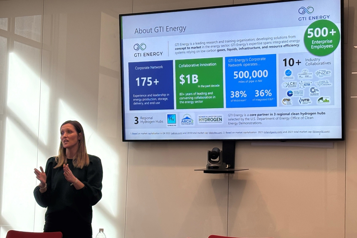 Shannon Katcher,  Vice President for Digital Innovation with GTI Energy, discusses the complexities of methane emissions data.