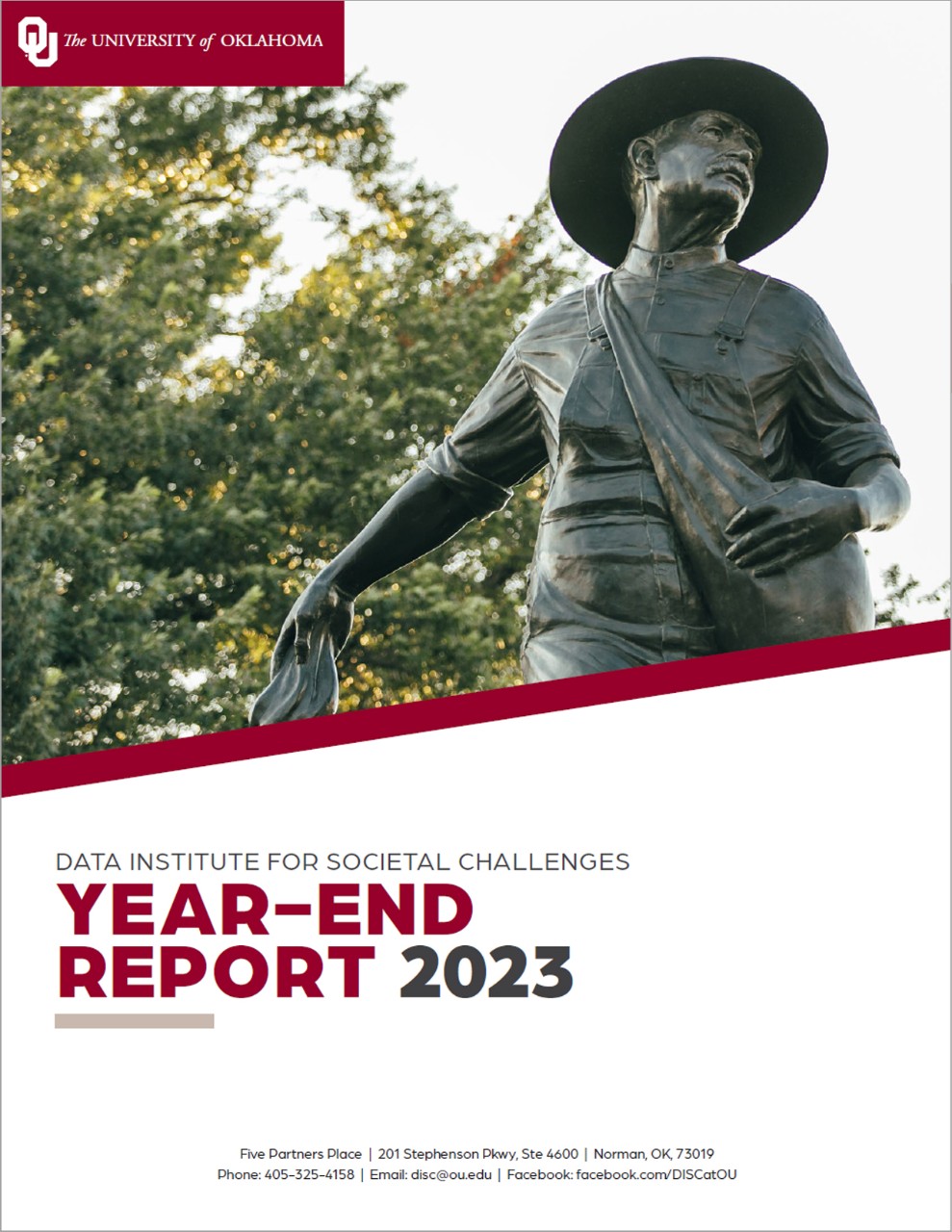 Data Institute for Societal Challenges DISC, FY 2022 Year-End Report