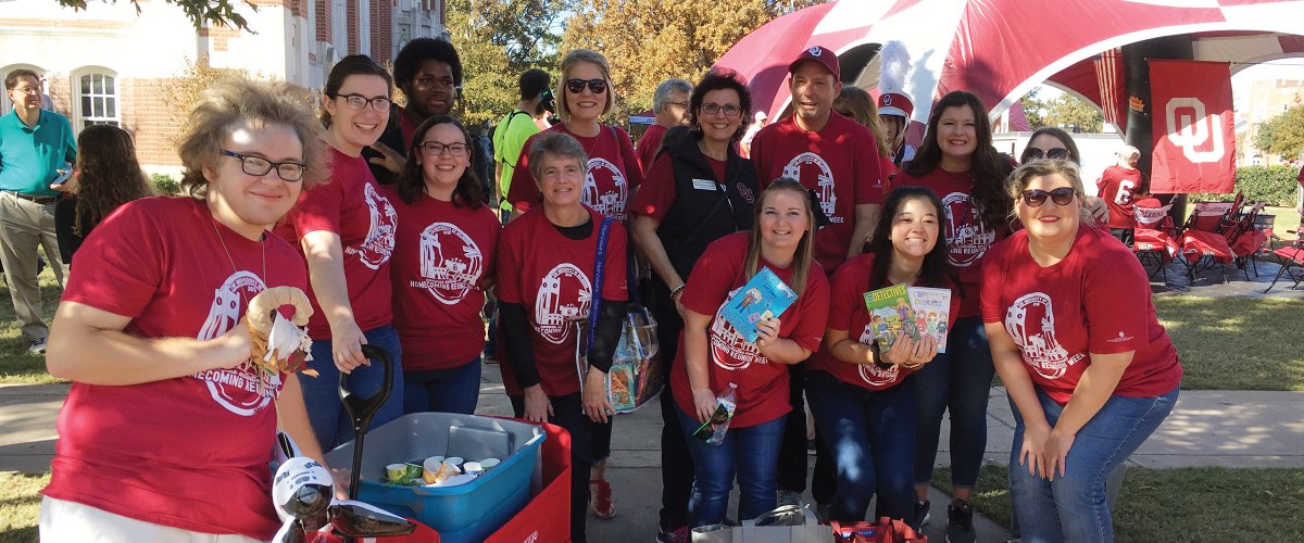 Group photo from homecoming 2018