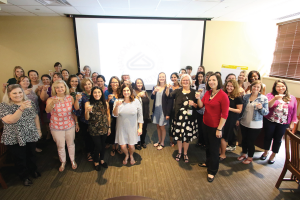 ECEI Employees celebrating grant