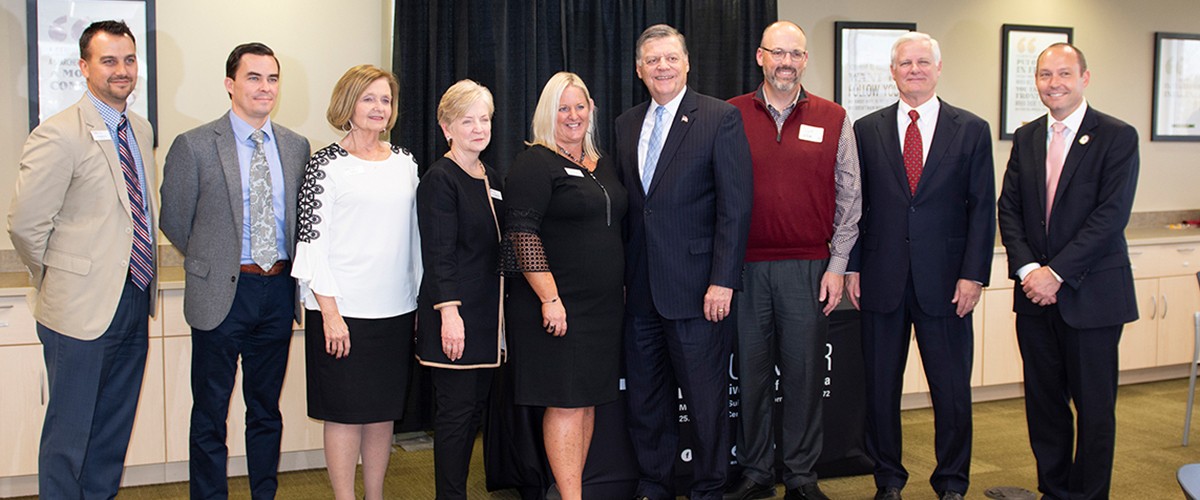 Group Photo at K20 Center grant announcement