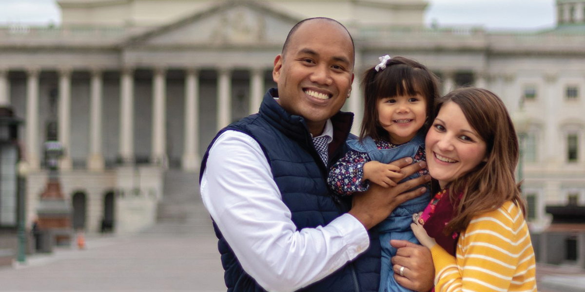 Sheehan and family in DC