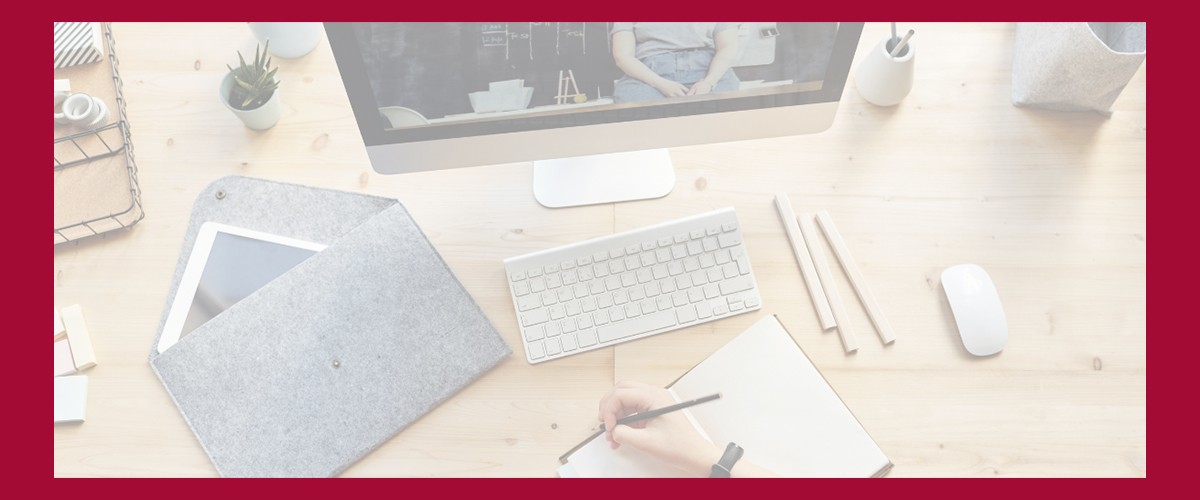 photo of person learning at computer