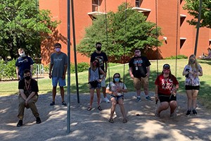 Sooner Works students on swings