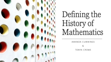 History of mathematics slide