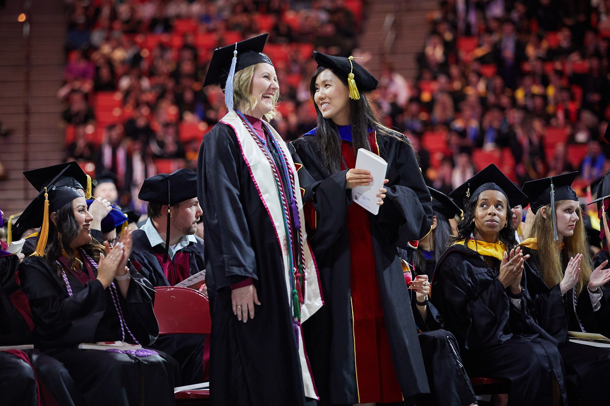 Jaydn Means at OU commencement