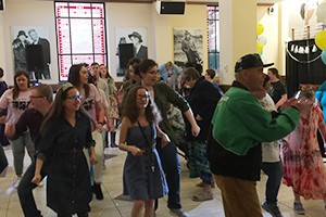 Students dancing at SCEC prom