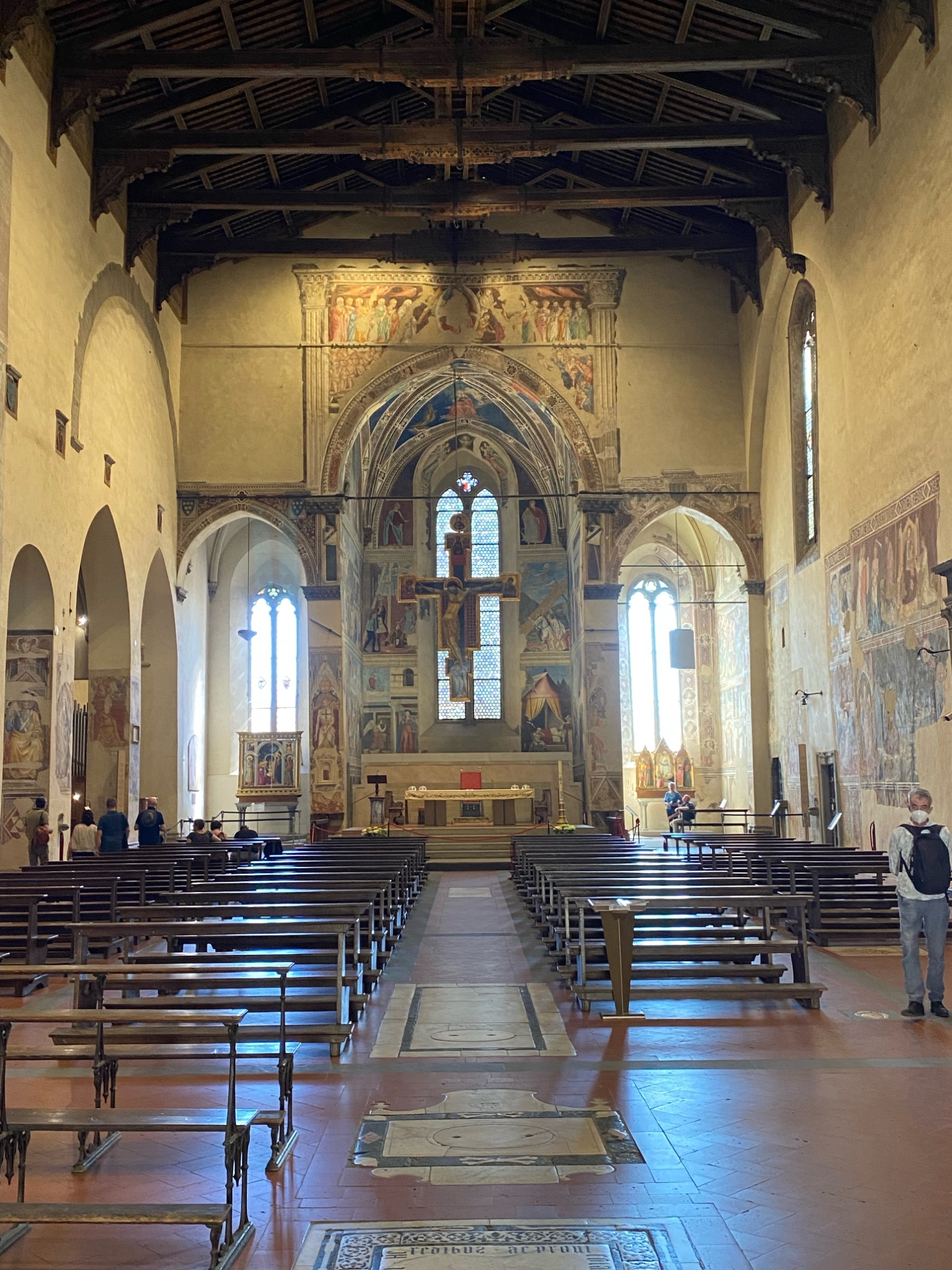 Inside of an Italian church