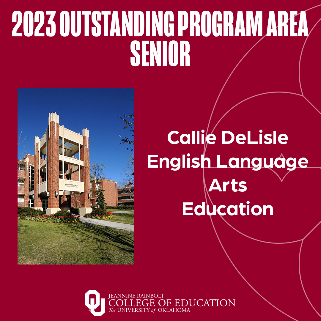2023 Outstanding Senior Callie Delisle