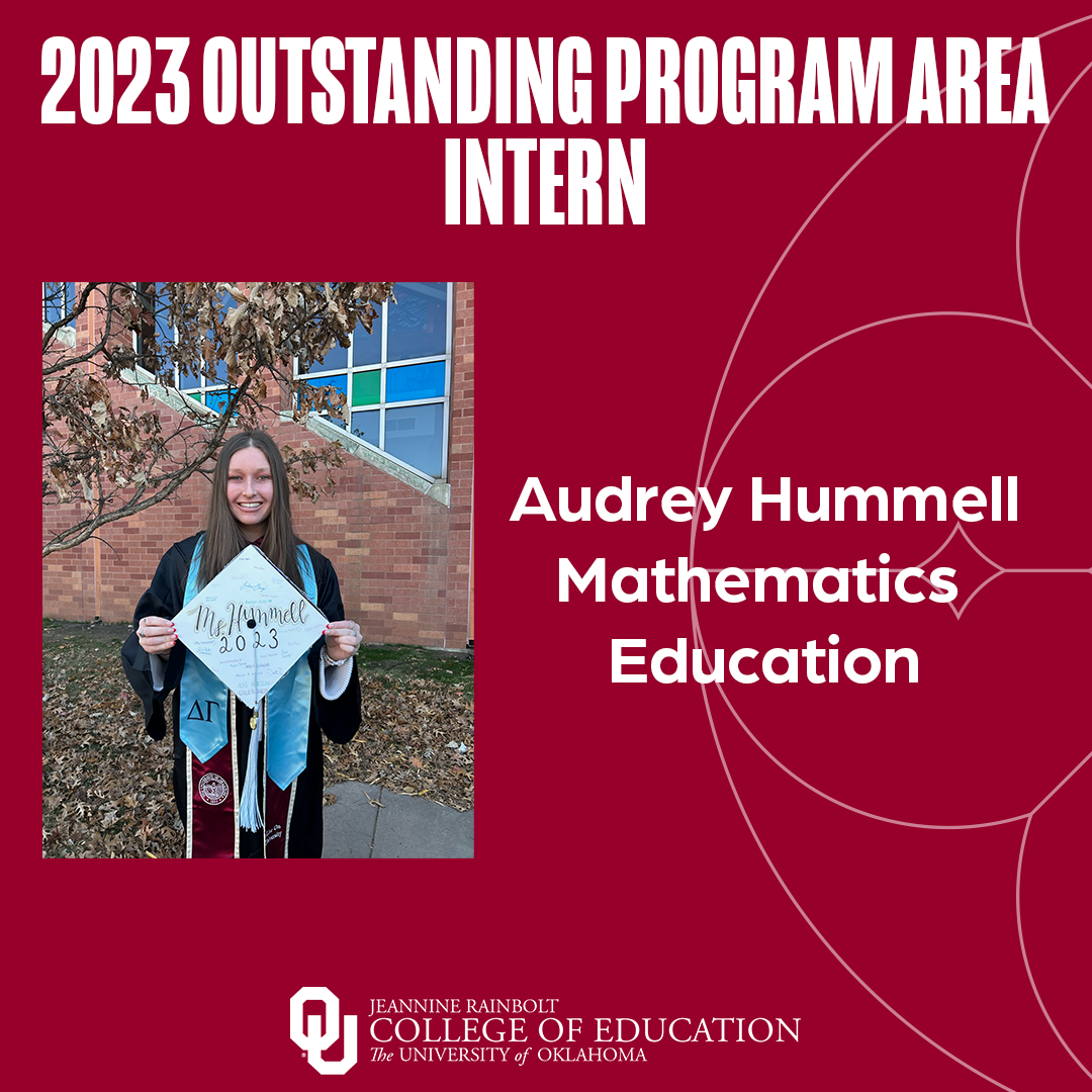 2023 Outstanding Intern Audrey Hummell