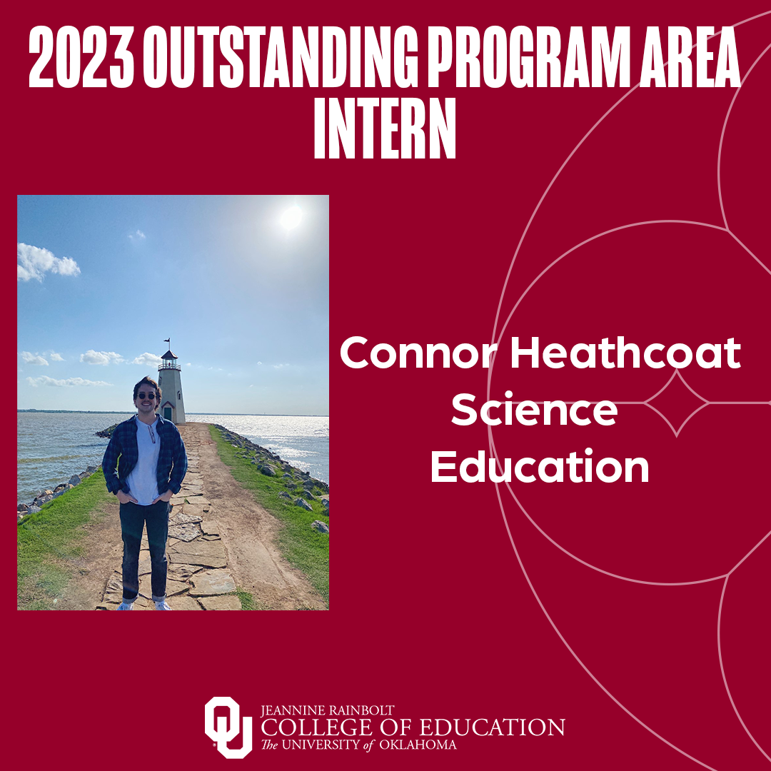 2023 Outstanding Intern Connor Heathcoat