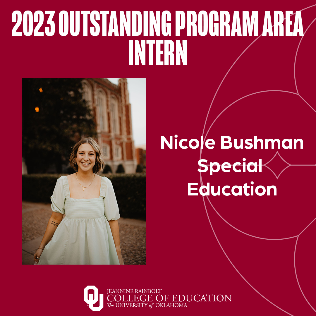 2023 Outstanding Intern Nicole Bushman