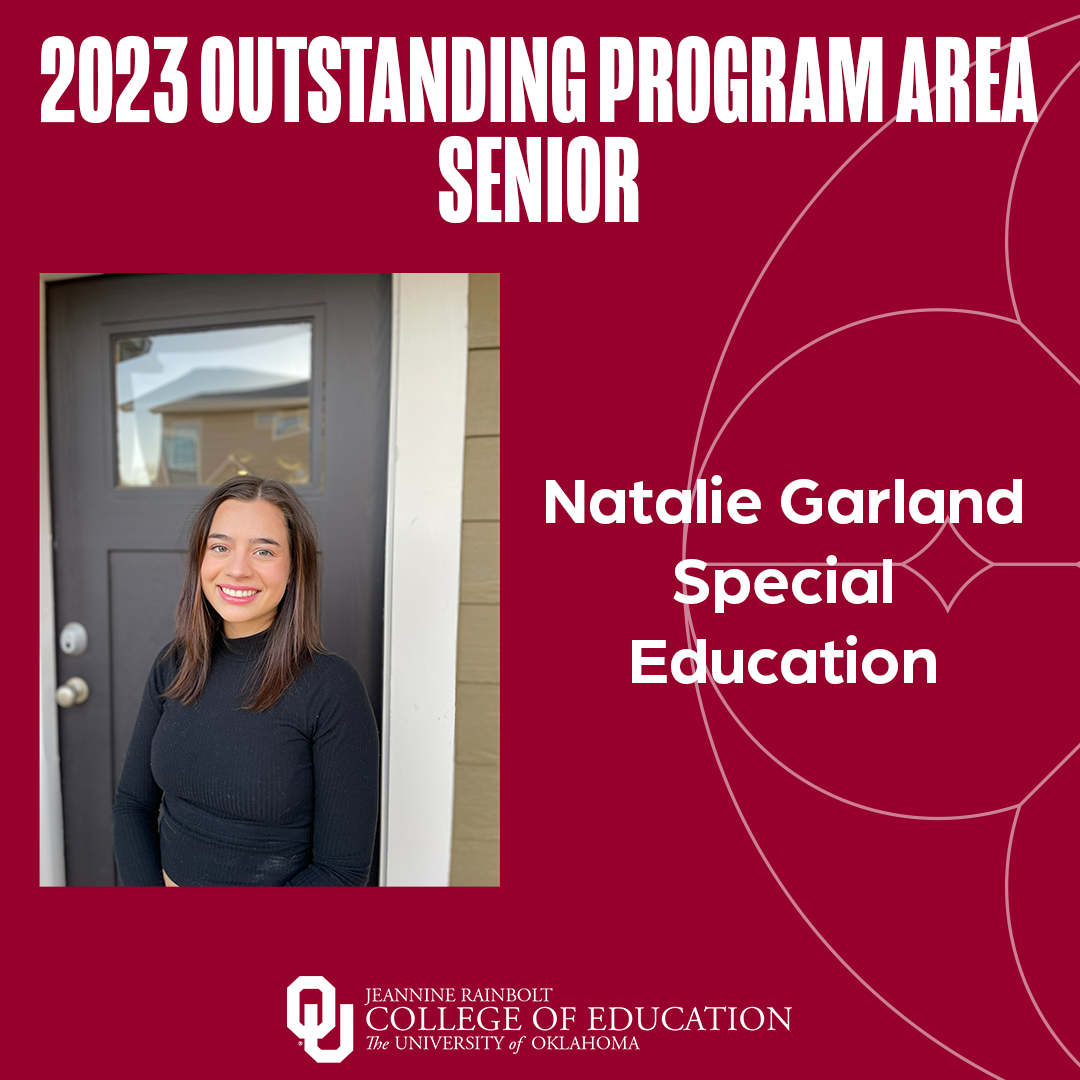 2023 Outstanding Senior Natalie Garland
