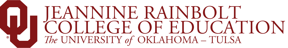 Interlocking OU, Janine Rainbolt College of Education, The University of Oklahoma website wordmark.