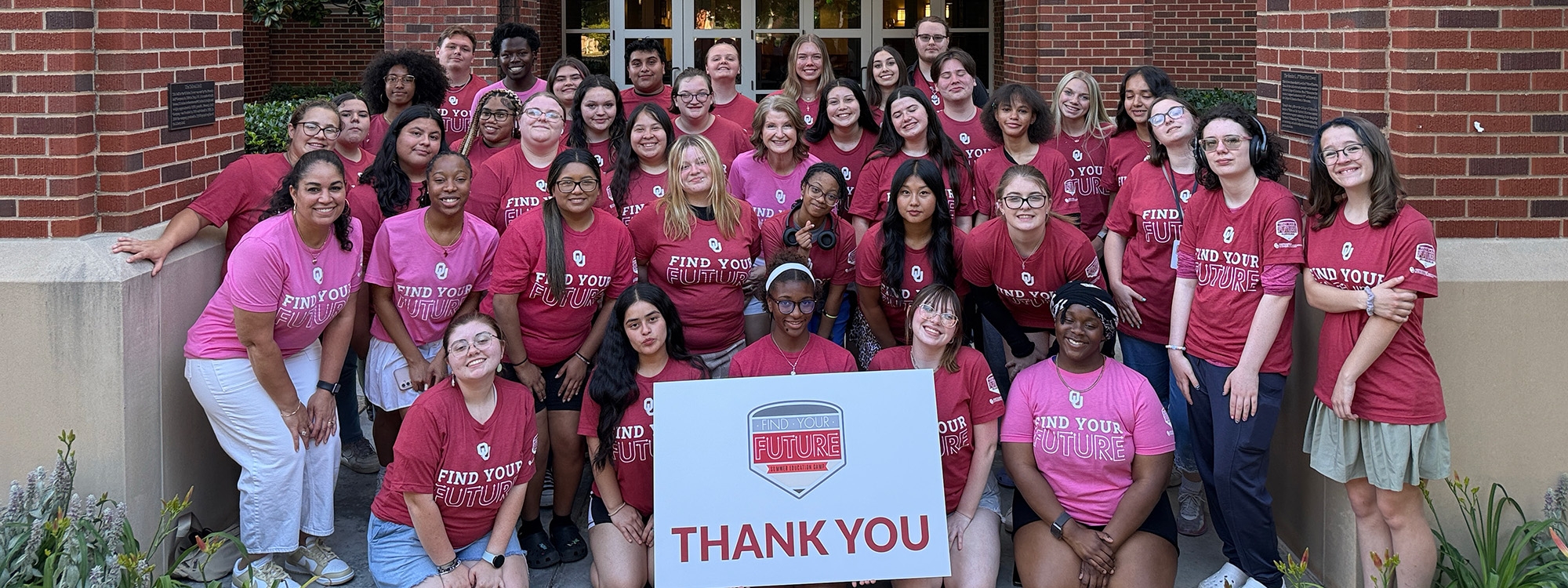 Two students walking on the OU campus