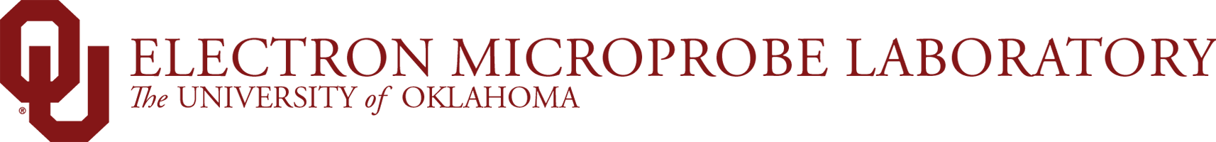 Interlocking O U, Electron Microprobe Laboratory, The University of Oklahoma website wordmark.