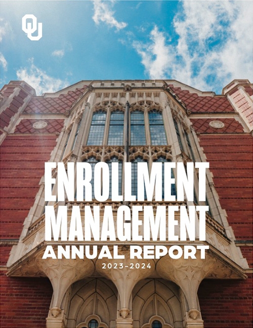 Page one of the Enrollment Management annual report