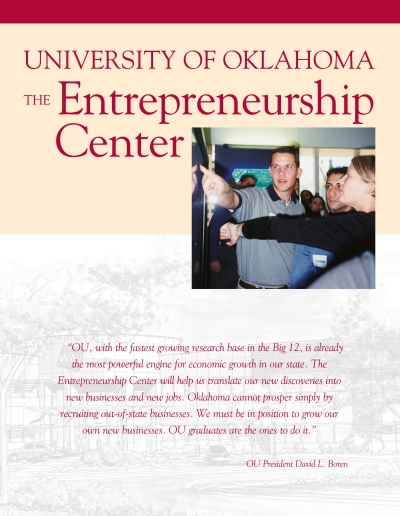 Click image to download the Tom Love Center for Entrepreneurship's 2004 annual report