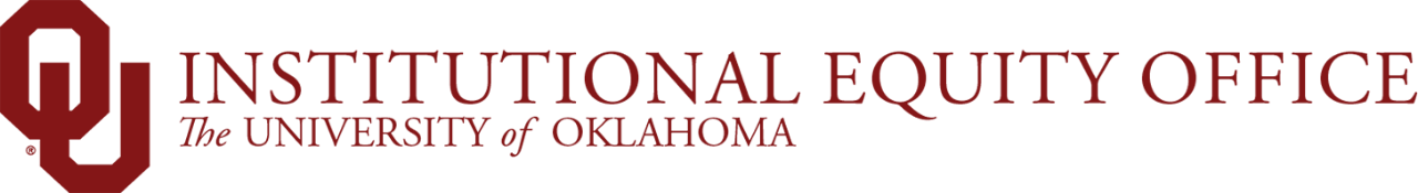 Institutional Equity Office, The University of Oklahoma website wordmark