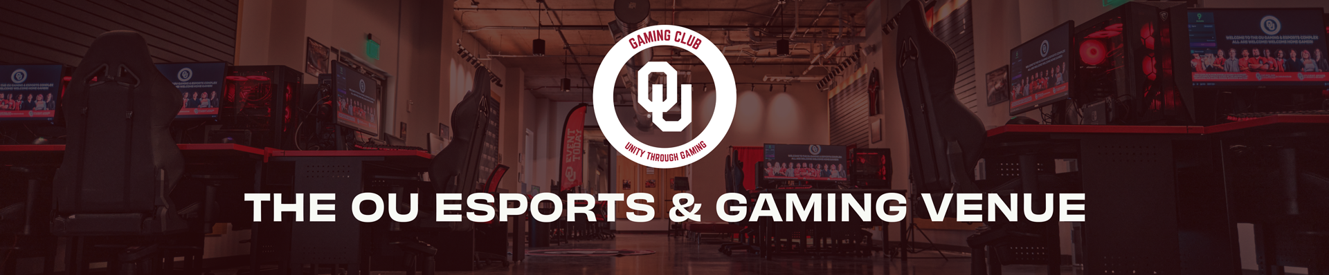 The OU Esports & Gaming Venue Banner