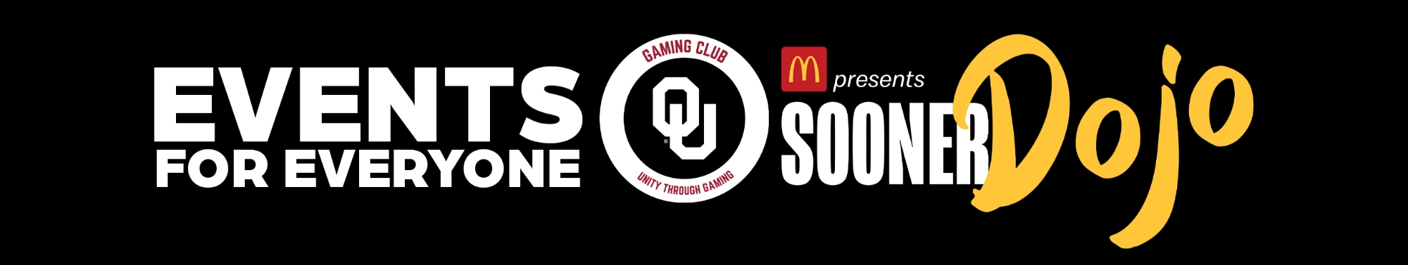 the current sooner dojo series lineup banner