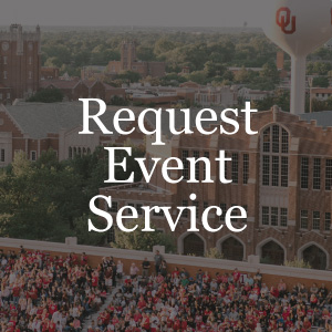 Submit an event service request. Stadium background.