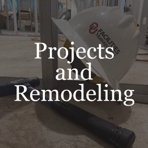 Projects and Remodeling. Construction site.