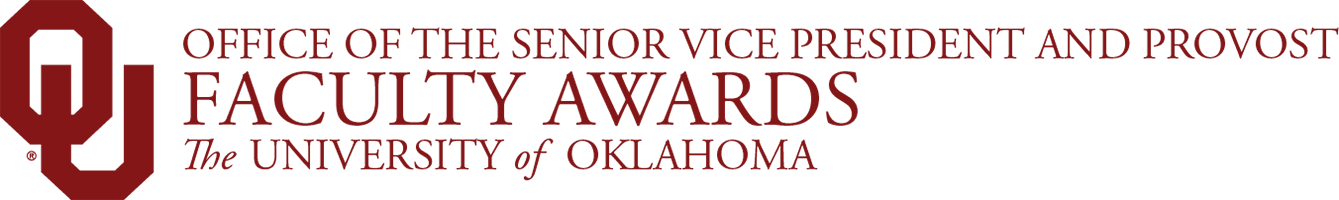 OU Office of the Senior Vice President and Provost, Faculty Awards, The University of Oklahoma wordmark