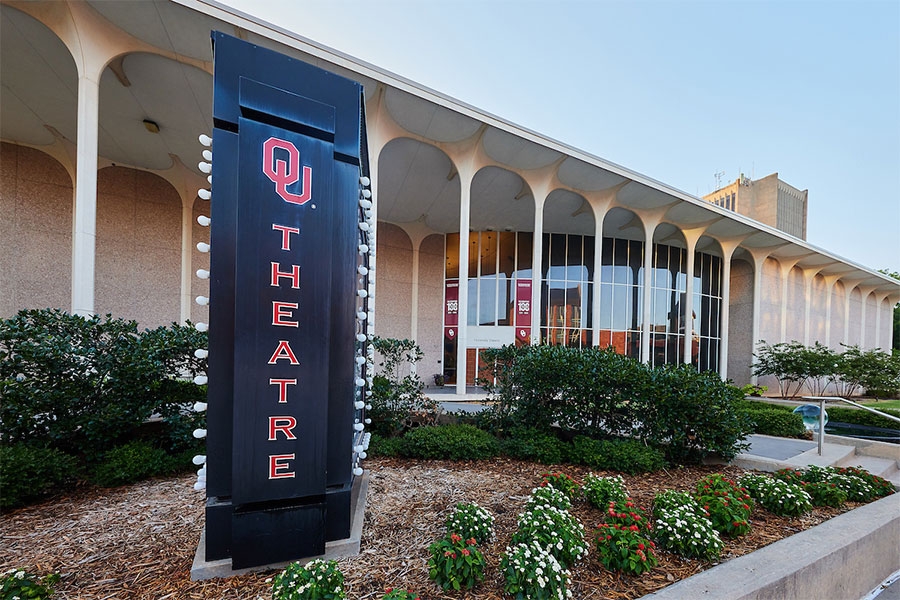 The exterior of the Weitzenhoffer Family College of Fine Arts Dean's Office.