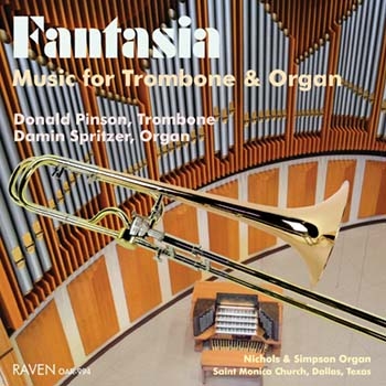 Cover for album by Dr. Spritzer - Fantasia, Music for Trombone and Organ