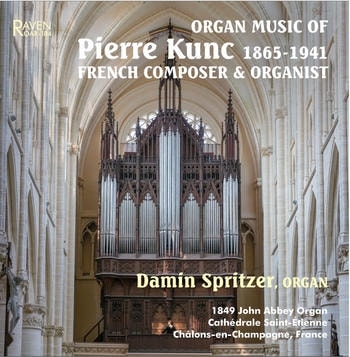 Cover for album by Dr. Spritzer - Organ Music of Pierre Kunc