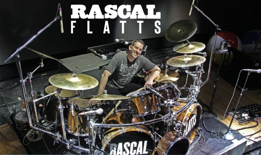 Jim Riley at drumset.