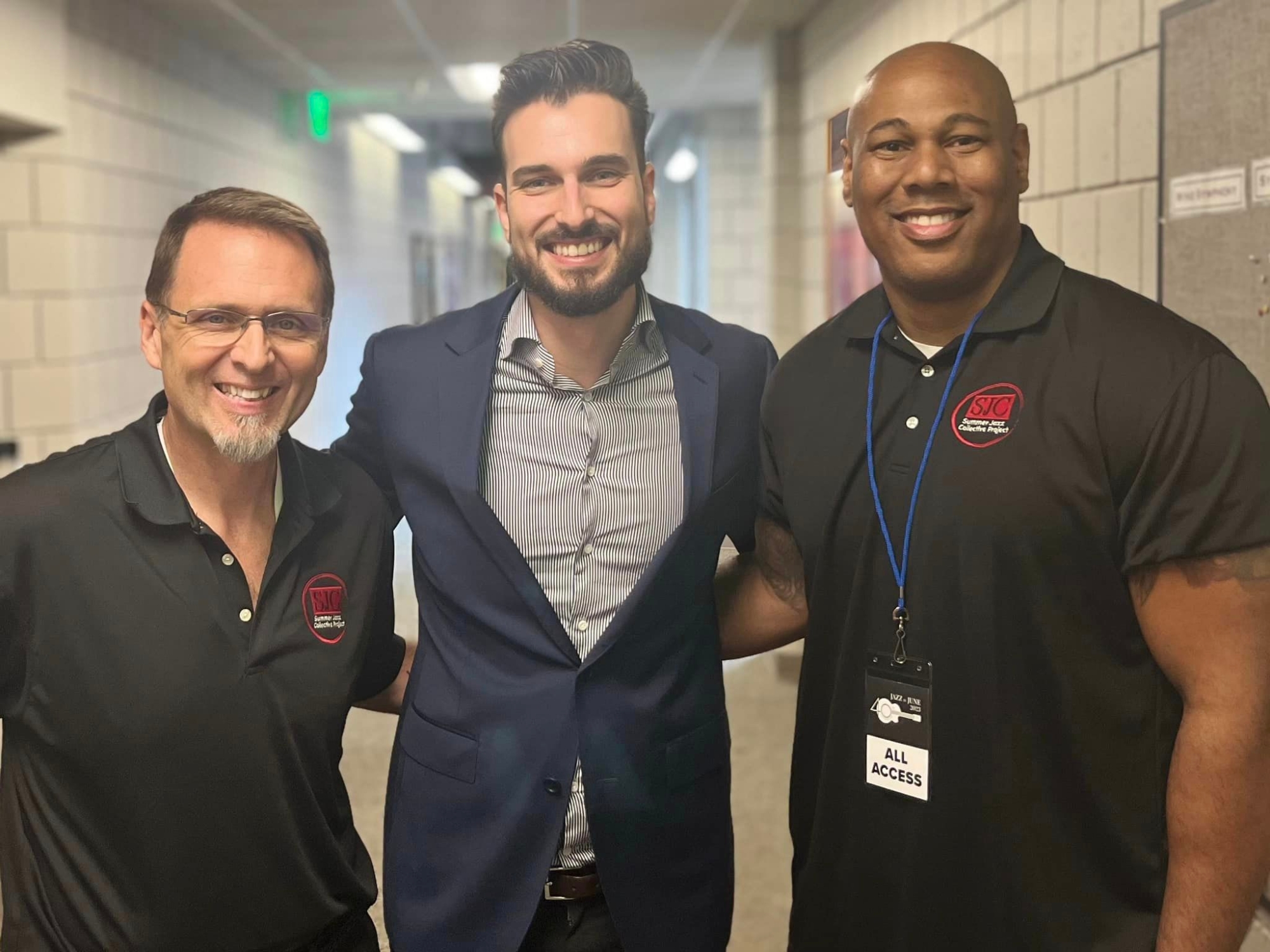 Prof. Wilkinson and Dr. Easter with Chad LB.